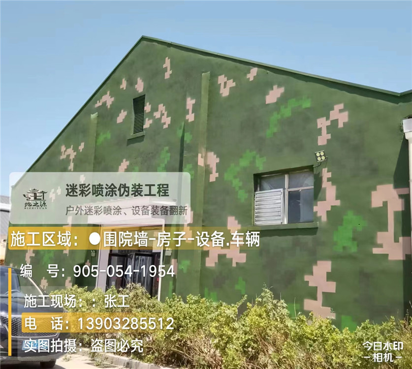 南昌外墙数码迷彩漆施工报价清单(100㎡标准墙面测算)