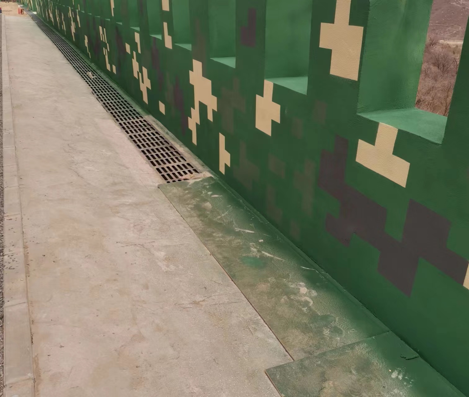 南昌围墙迷彩喷涂,数迷彩漆